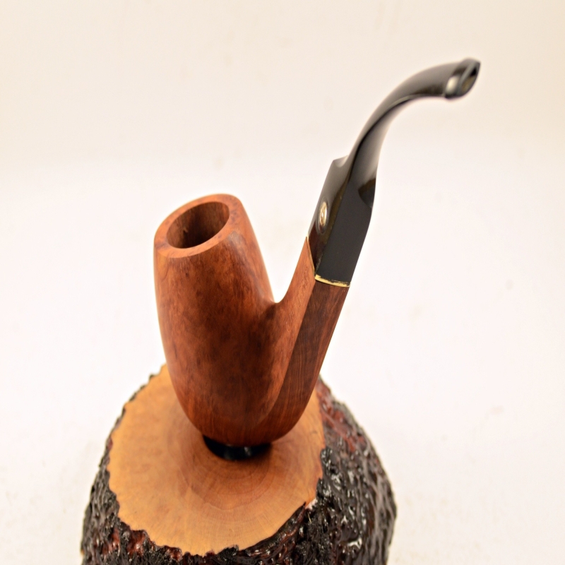 Bent Classic Greek Briar Smoking Pipe NoFilter Alexander Model 104A