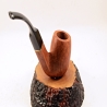 Bent Classic Greek Briar Smoking Pipe NoFilter Alexander Model 104A