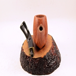 Bent Classic Greek Briar Smoking Pipe NoFilter Alexander Model 104A