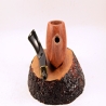 Bent Classic Greek Briar Smoking Pipe NoFilter Alexander Model 104A