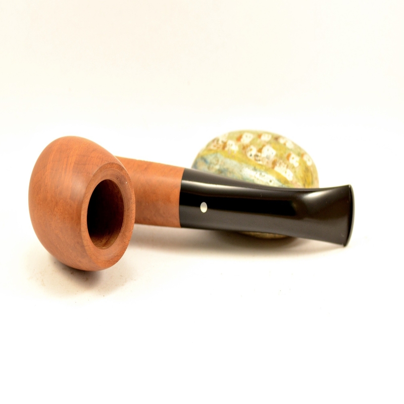 Bent Billiard Greek Briar Smoking Pipe No Filter Alexander