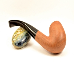 Bent Billiard Greek Briar Smoking Pipe No Filter Alexander