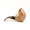 Bent Classic Greek Briar Smoking Pipe NoFilter Alexander Model 104B