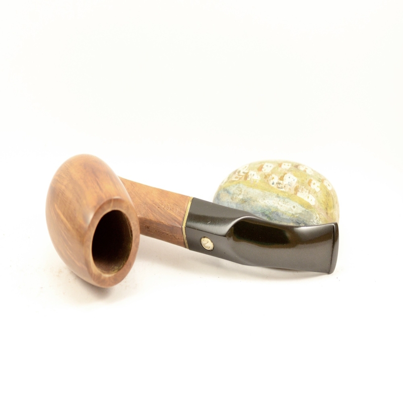 Bent Classic Greek Briar Smoking Pipe NoFilter Alexander Model 104B