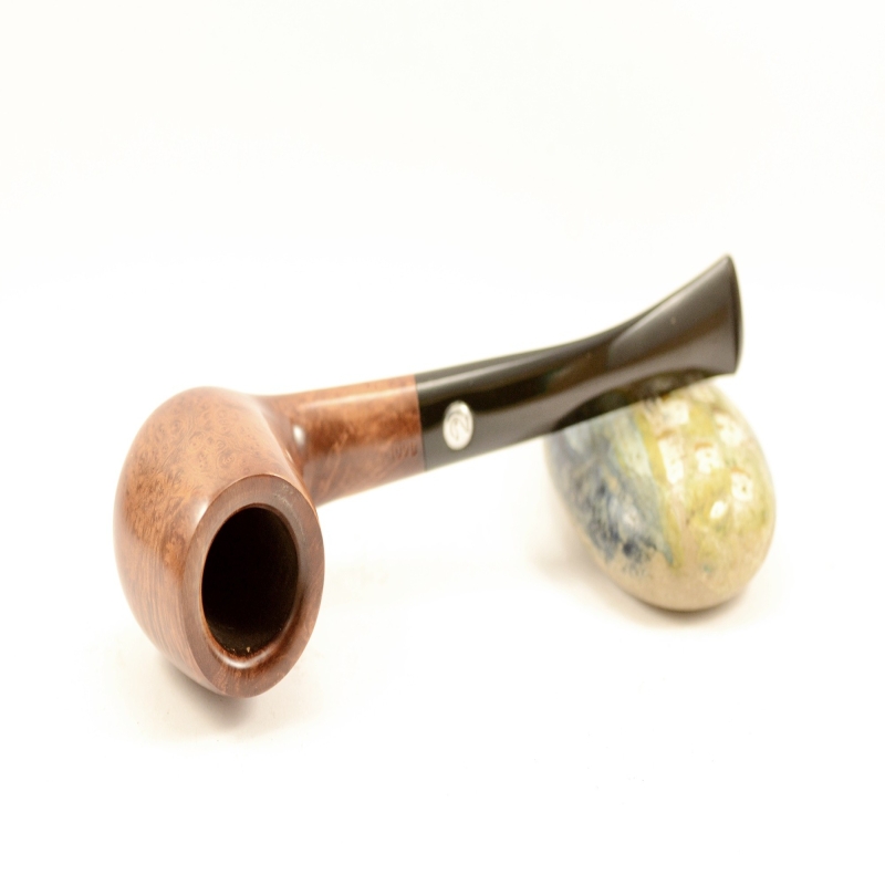 Semi Bent Smoking Pipe Greek Briar No Filter Alexander