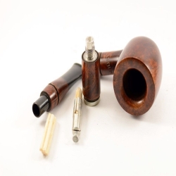 Hygrocool Smoking Pipe Greek Briar 9mm Filter Model 612C