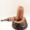 Hygrocool Smoking Pipe Greek Briar 9mm Filter Model 614A