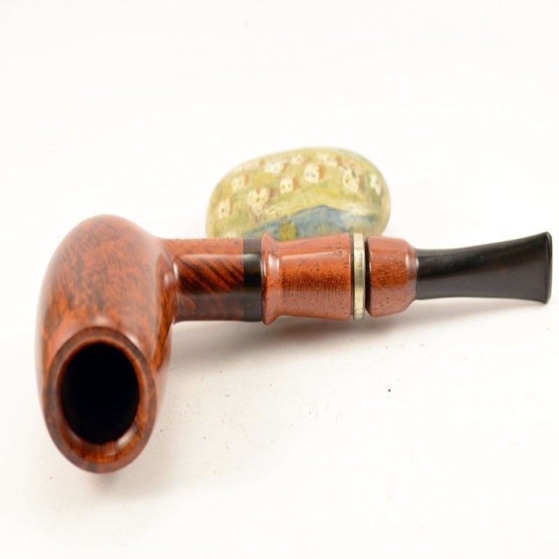 Hygrocool Smoking Pipe Greek Briar 9mm Filter Model 614C