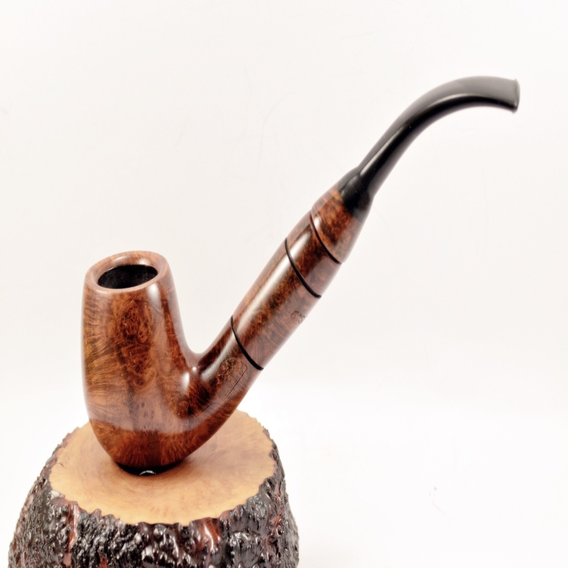 Hygrocool Smoking Pipe Greek Briar 9mm Filter Model 624D