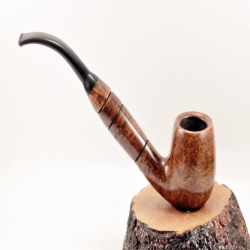 Hygrocool Smoking Pipe Greek Briar 9mm Filter Model 624D