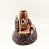 Hygrocool Smoking Pipe Greek Briar 9mm Filter Model 624D