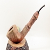 Hygrocool Angular Smoking Pipe Greek Briar 9mm Filter Model 916