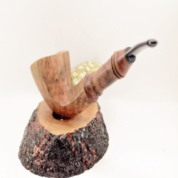 Hygrocool Angular Smoking Pipe Greek Briar 9mm Filter Model 916