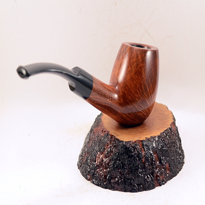 Semi Bent Smoking Pipe Greek Briar No Filter Alexander Danish Model 103C