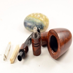 Hygrocool Smoking Pipe Greek Briar 9mm Filter Model 628C