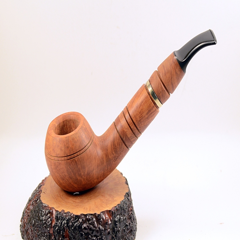 Hygrocool Smoking Rhodesian Pipe Greek Briar 9mm Filter Model 604A