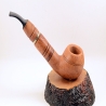Hygrocool Smoking Rhodesian Pipe Greek Briar 9mm Filter Model 604A