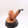 Hygrocool Smoking Rhodesian Pipe Greek Briar 9mm Filter Model 604A