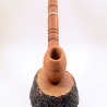 Hygrocool Smoking Rhodesian Pipe Greek Briar 9mm Filter Model 604A