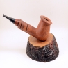Hygrocool Bent Billiard Smoking Pipe Greek Briar 9mm Filter Model 911B