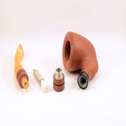 Hygrocool Smoking Pipe Greek Briar 9mm Filter Model 933A