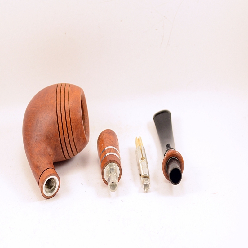 Hygrocool Smoking Pipe Greek Briar 9mm Filter Model 603D
