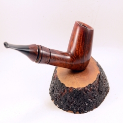 Hygrocool Bent Billiard Smoking Pipe Greek Briar 9mm Filter Model 909C