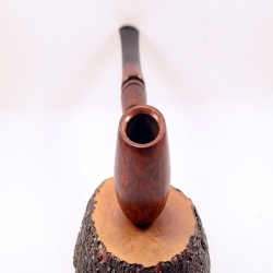 Hygrocool Bent Billiard Smoking Pipe Greek Briar 9mm Filter Model 909C