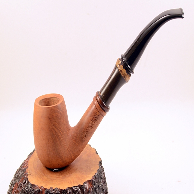 Hygrocool Smoking Pipe Greek Briar 9mm Filter Model 104C