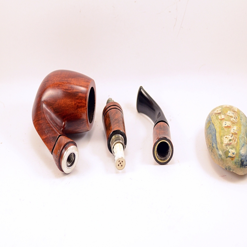 Hygrocool Smoking Pipe Greek Briar 9mm Filter Model623C