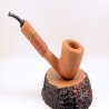 Hygrocool Smoking Pipe Greek Briar 9mm Filter Model 444C