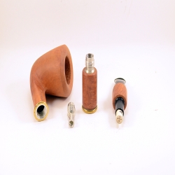 Hygrocool Smoking Pipe Greek Briar 9mm Filter Model 444C