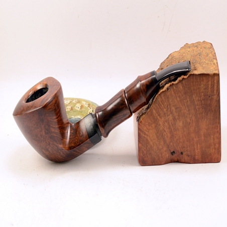 Hygrocool Smoking Pipe Greek Briar 9mm Filter Model 639D