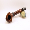 Hygrocool Smoking Pipe Greek Briar 9mm Filter Model 639D