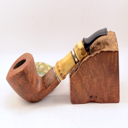 Hygrocool Smoking Pipe Greek Briar 9mm Filter Model 116C