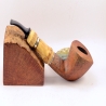 Hygrocool Smoking Pipe Greek Briar 9mm Filter Model 116C