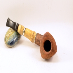 Hygrocool Smoking Pipe Greek Briar 9mm Filter Model 116C