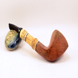 Hygrocool Smoking Pipe Greek Briar 9mm Filter Model 116C