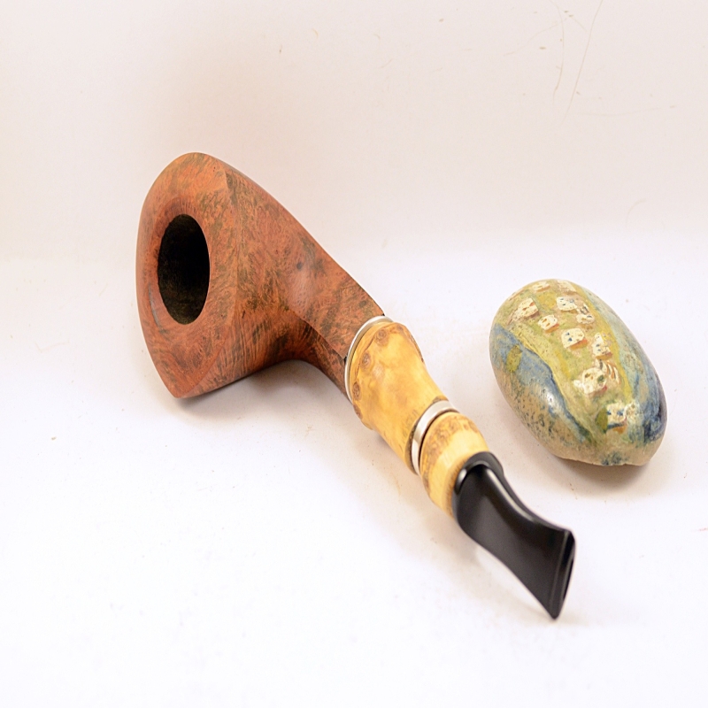 Hygrocool Smoking Pipe Greek Briar 9mm Filter Model 116C