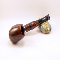 Hygrocool Smoking Pipe Greek Briar 9mm Filter Model 124B