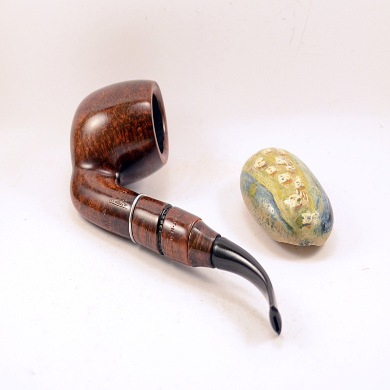 Hygrocool Smoking Pipe Greek Briar 9mm Filter Model 124B