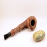 Hygrocool Angular Smoking Pipe Greek Briar 9mm Filter Model 916