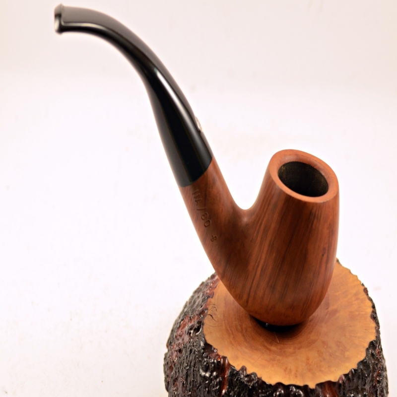 Bent Billiard Greek Briar Smoking Pipe No Filter Alexander