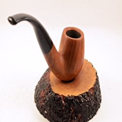 Bent Billiard Greek Briar Smoking Pipe No Filter Alexander