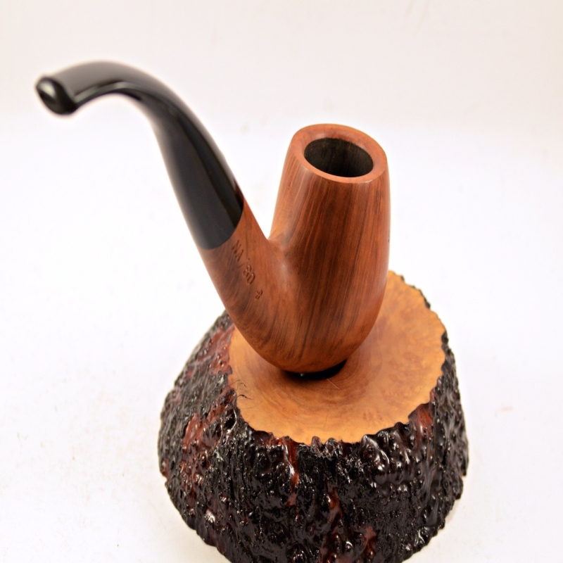 Bent Billiard Greek Briar Smoking Pipe No Filter Alexander