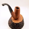 Bent Billiard Greek Briar Smoking Pipe No Filter Alexander