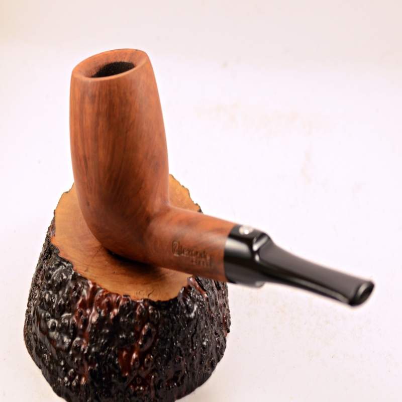 Billiard Straight Smoking Pipe Greek Briar No Filter Alexander Model 121B
