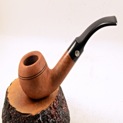 Rhodesian Semi Bent Smoking Pipe Greek Briar Alexander