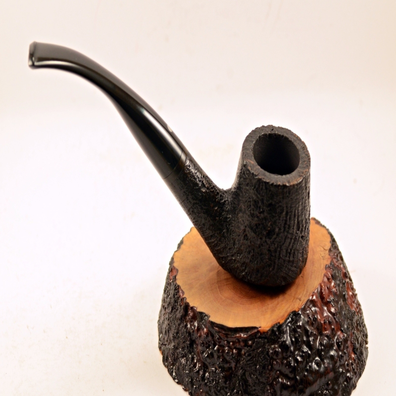Bent Volcano Smoking Pipe Greek Briar No Filter Alexander Model 113B