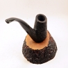 Bent Volcano Smoking Pipe Greek Briar No Filter Alexander Model 113B